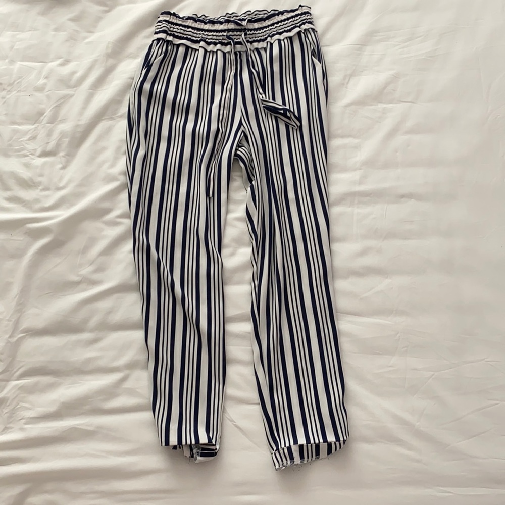 Zara striped pants